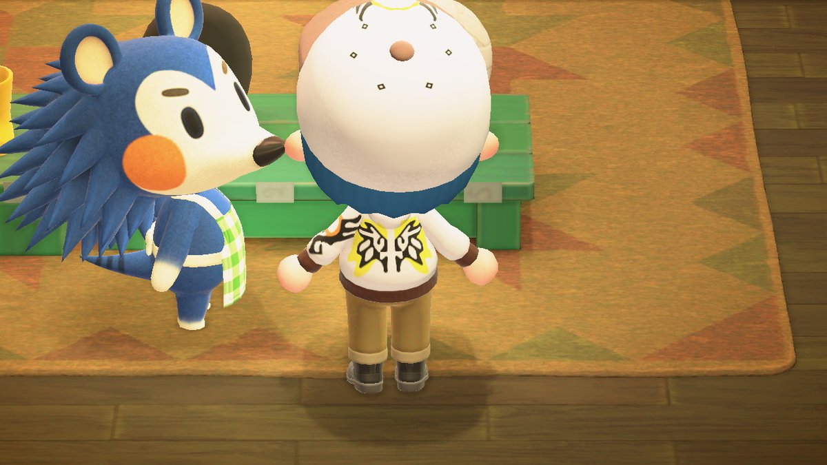 EraserData's tweet photo. OMG @HoneyFuchs made my Mercy hoodie for me ;___; #Overwatch #Mercy #AnimalCrossing #ACNH #NintendoSwitch https://t.co/7fp7v967Wt