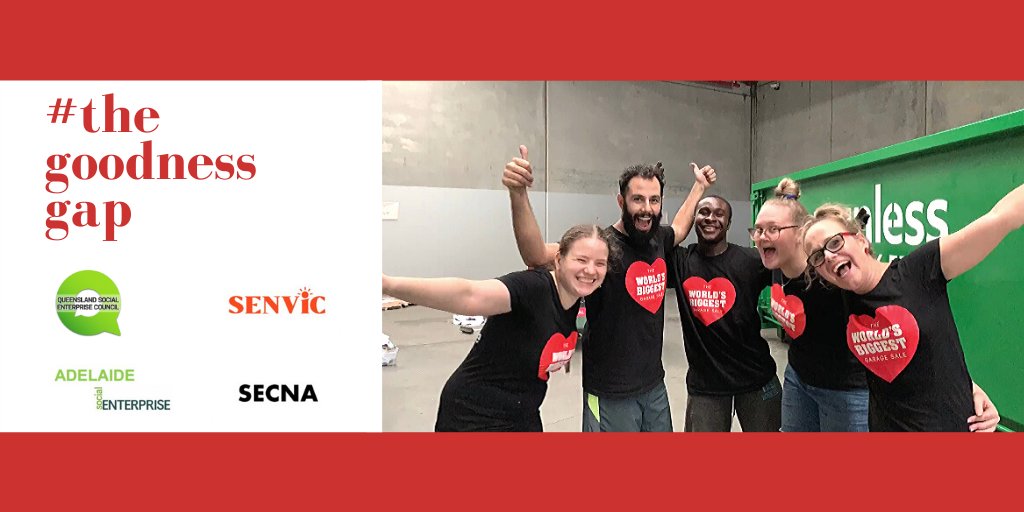 circonomyau's tweet photo. Social enterprise works for social & environmental good. Now more than ever, we need to be included in COVID-19 stimulus packages. Share your #SOCENT story - https://t.co/3SXMgq5ZqO
#thegoodnessgap #socent #socialenterprise #qsocent #wbgs #circulareconomy #resourcerecovery https://t.co/9T28RXHl86