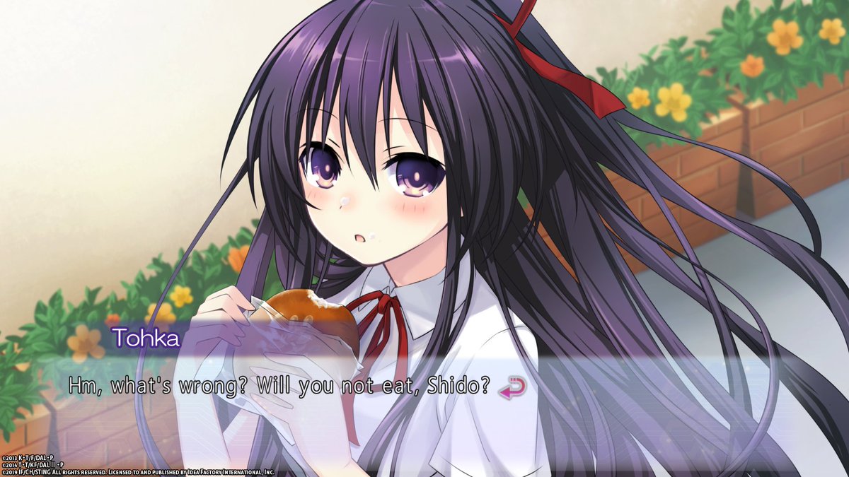 IdeaFactoryIntl's tweet photo. [#GIVEAWAY] It's time for #FirstFridayFreebies!

For a CHANCE TO WIN a Steam® code for DATE A LIVE: Rio Reincarnation, please RETWEET this post and REPLY with the answer to the question below!

What is Tohka's favorite type of bread?

3 winners will be announced Monday! https://t.co/km8K0ORDz4
