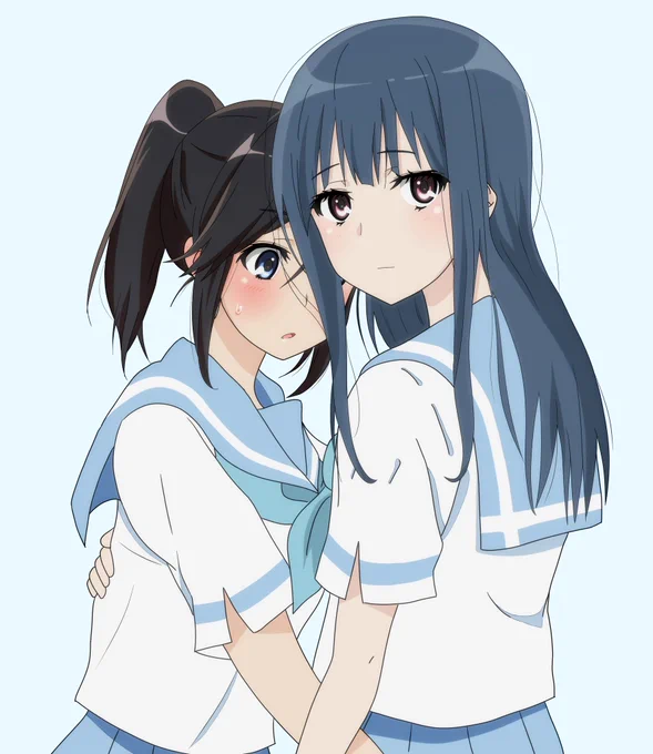 所有権アピールする威嚇塚みぞれさん
#リズと青い鳥
#のぞみぞ 