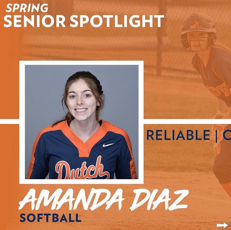 HopeCollegeSB's tweet photo. #33 Amanda Diaz! We love your passion for the game, and your love of your teammates. You bring out the best in others and take such great care of the little things in our program both on and off the field. You are a fierce competitor, and We. LOVE. You!!! #seniors #team46 https://t.co/V4HYs4TIne