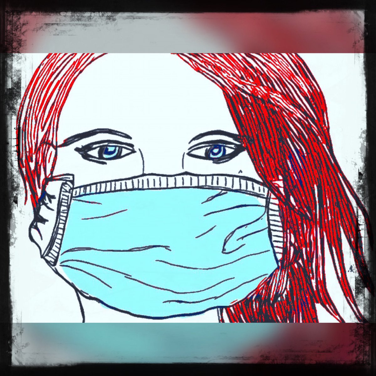 SunBunz1up's tweet photo. A new #Doodle.
Before all this shit happened, I was always fond of #DoctorMasks, #GasMasks, pretty much any mask in general.
Remember, if you see people (correctly) wear them, it’s to protect YOU in case THEY are infected.
Stay sage & healthy. 🌸 https://t.co/aEtAu4m4y1