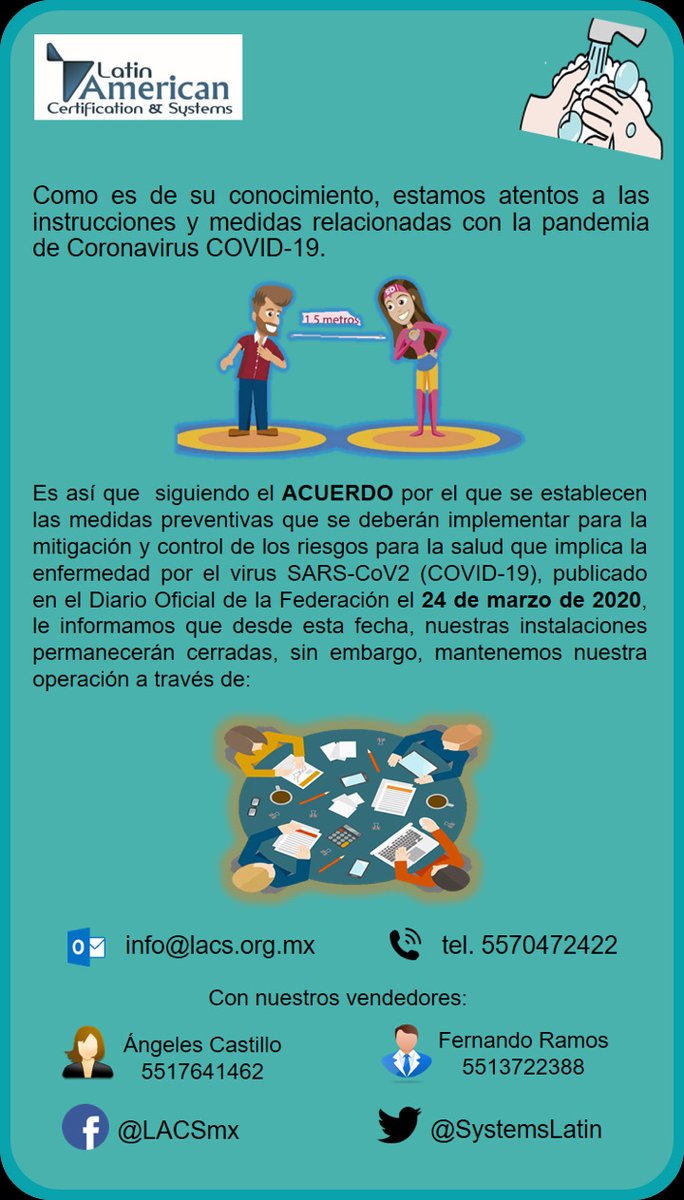 SystemsLatin's tweet image. Trabajando con el fiel compromiso de apoyar y aportar a tu organización. #LACS #certificación #cursos #evaluación #auditorías #quédateencasa