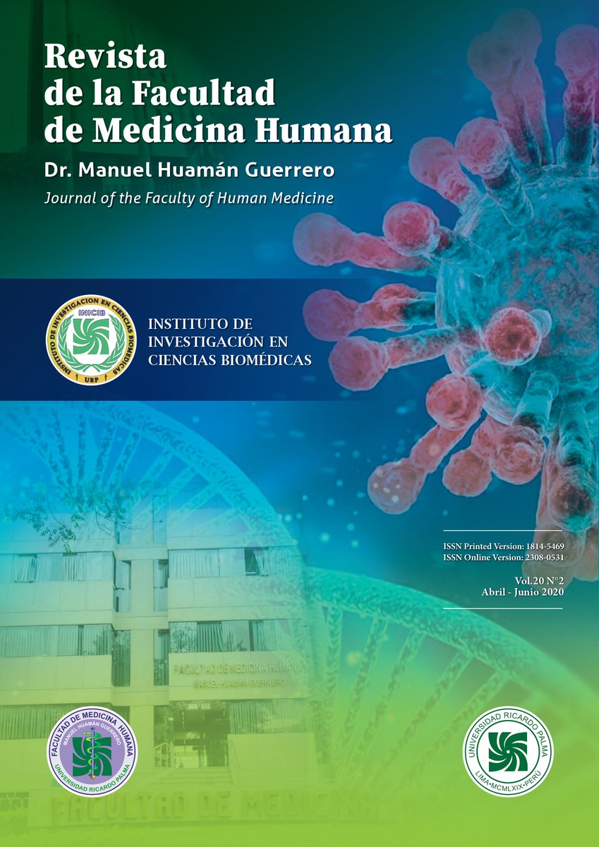 LALMA_CO's tweet photo. Presentamos la Revista N°2 - 2020 de la Facultad de Medicina Humana URP
Publica artículos originales de Salud Pública y Medicina.
Juntos contribuye a la difusión de la producción científica de calidad a nivel nacional e internacional.
https://t.co/wCwMIPfcXy https://t.co/jiPnByM92h