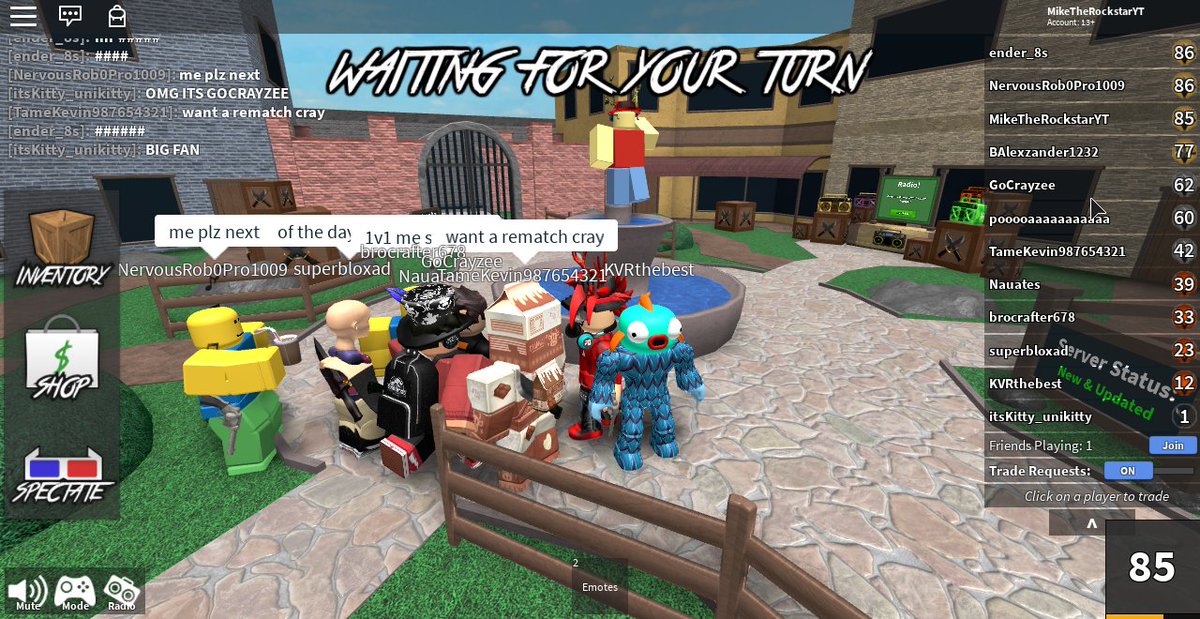 Miketherockstar On Twitter Yooo Everyone Was Asking To 1v1 Gocrayzeegaming In Mm2 Lol That Was Great Had A Lot Of Fun Bro Your Streams Are Epic B Roblox - roblox mm2 twitter