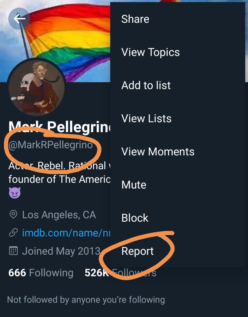   #markpellegrinoisoverparty if there are other tweets that show him targeting people better drop them below but this is what I did