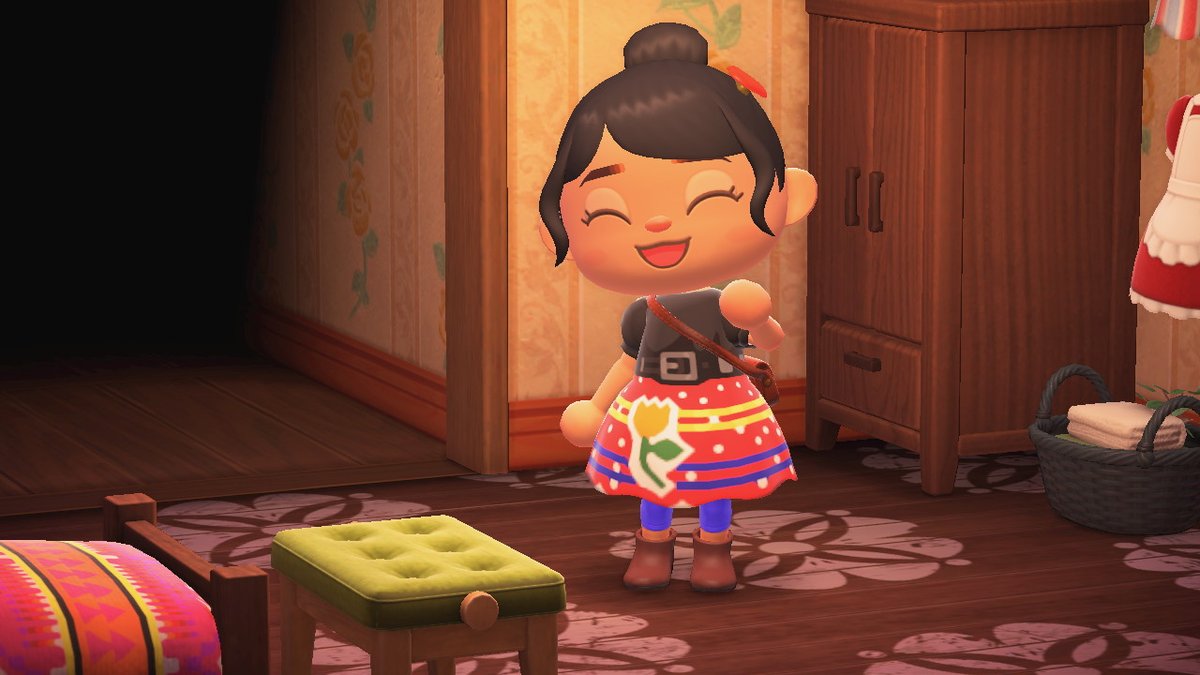 HexWiyan's tweet photo. In Animal crossing I decided to do my ethnicity. An ribbon skirt. ✊🏽😊 #indigenousdesigns #animalcrossing #AnimalCrossingNewHorizon #ACNHdesigns #nativeamerandesign #nativegamer https://t.co/aIQHw2rF2u