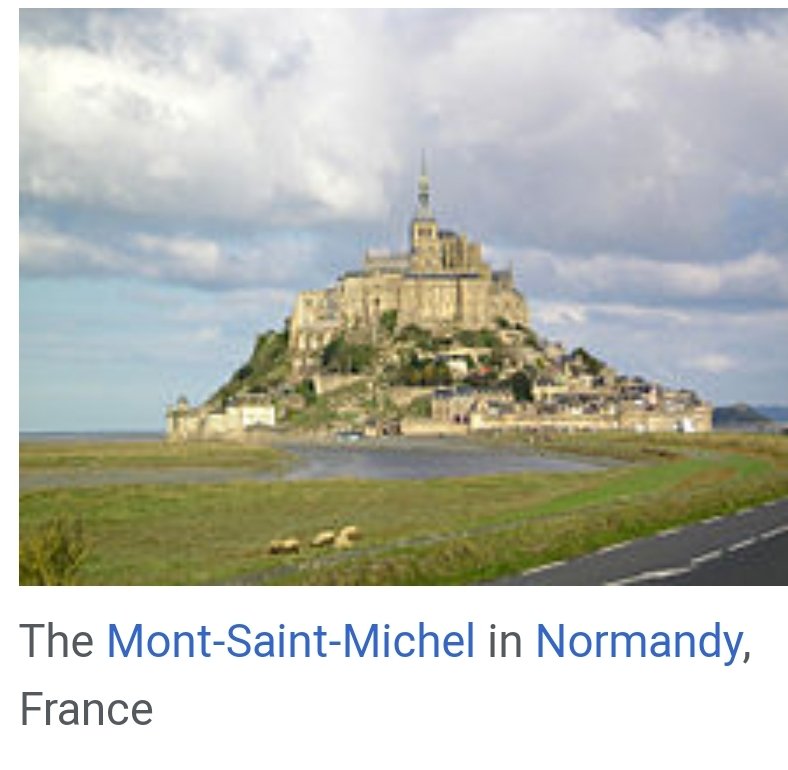 Reason #20: the Mont-saint-michel shrine in France looks legit identical to certain areas in xenogears