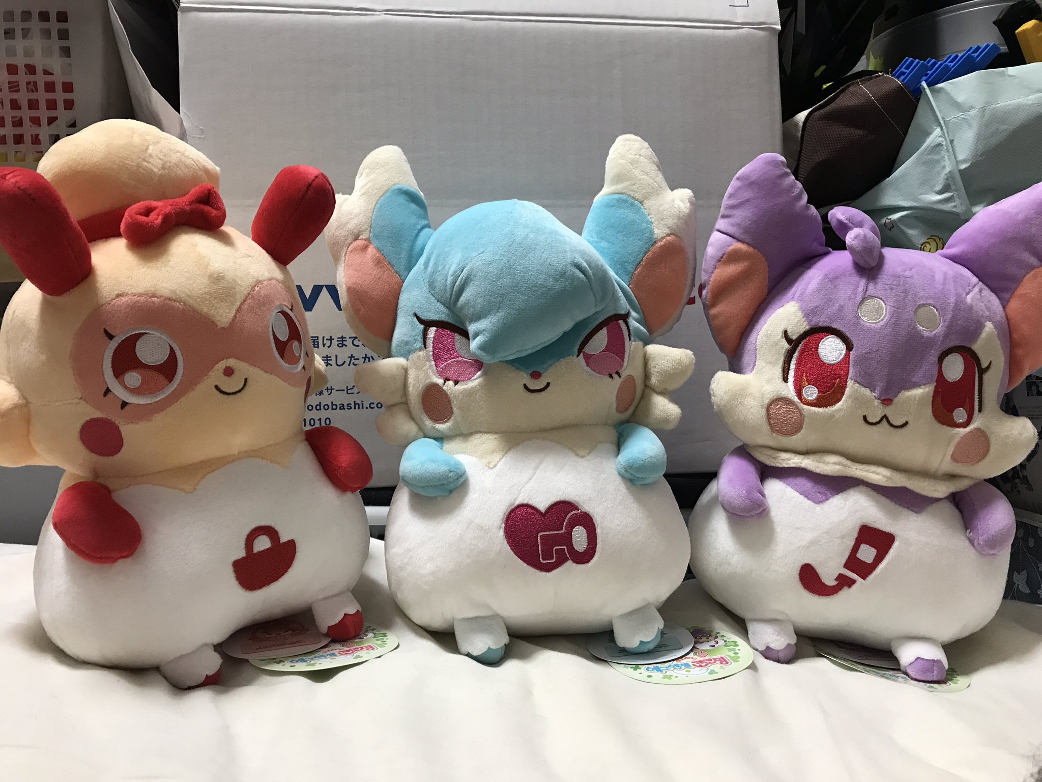 ナゼカ 念願のここたまのピンコ Amp ビビット Amp レンジのぬいぐるみを導入完了 協力していただいた友人に感謝 T Co 2j7u94umcd Twitter