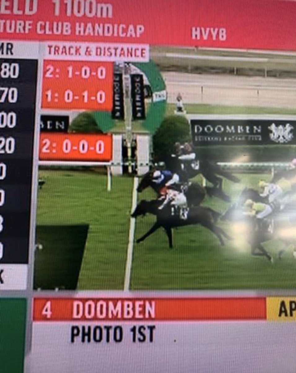 JordyWorboys's tweet photo. On the 13 (outside) in the last at Doomben, and they’ve given it to the middle horse 😳 sounded like you thought the outside got it looking at the reply Maxy? @michaelmaxworth  @Punters  #STIFF https://t.co/s2piLnczua