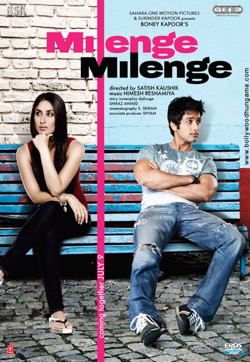 60th Bollywood film:  #MilengeMilenge I don't know why people seem to dislike this movie so much lol I found it moderately entertaining, even if easily forgettable  Shahid and Kareena made a good lead pair, and the plot was alright (based on Serendipity)