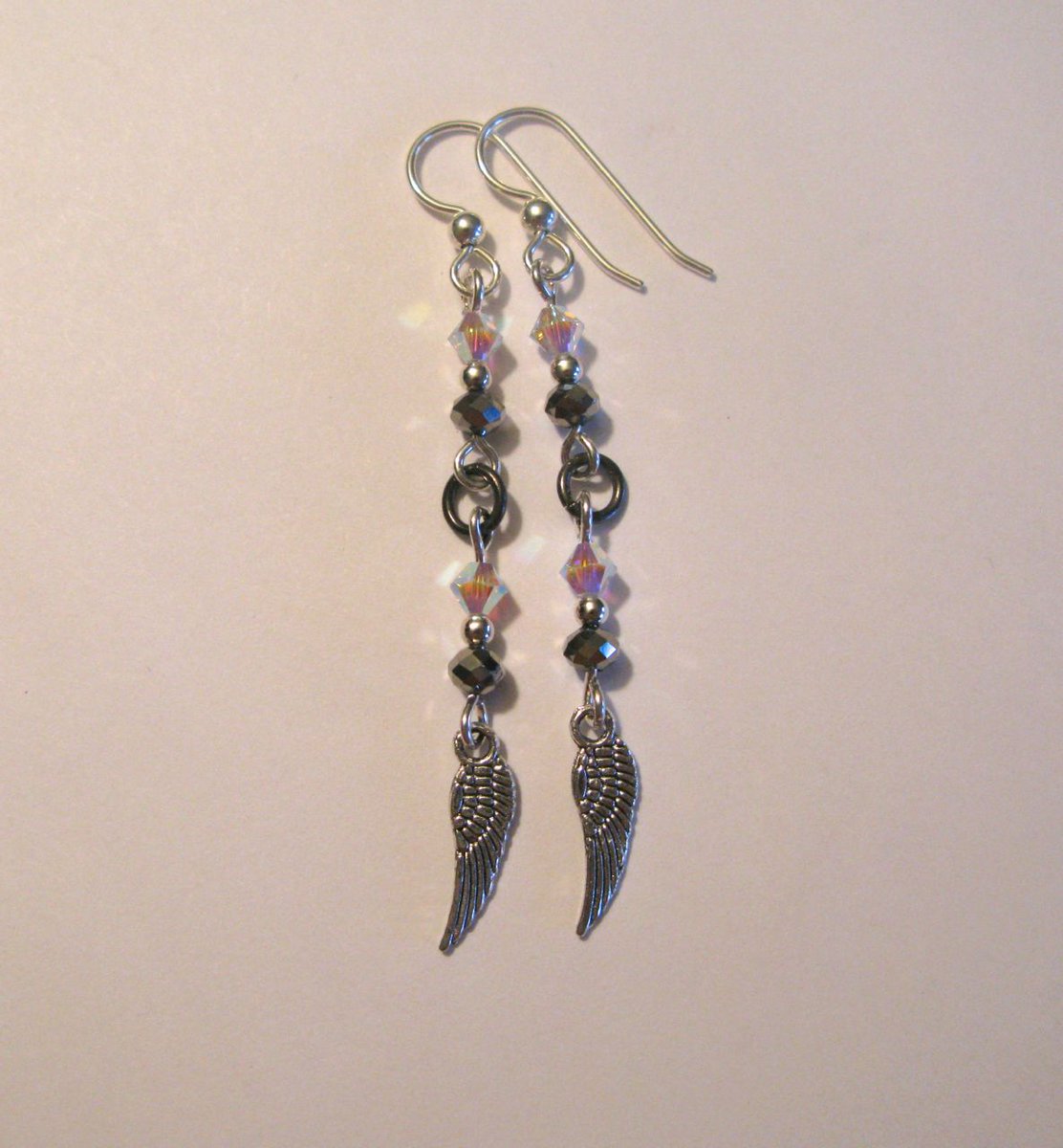 "Evil Winter Angel: Angel in Chains" earrings: