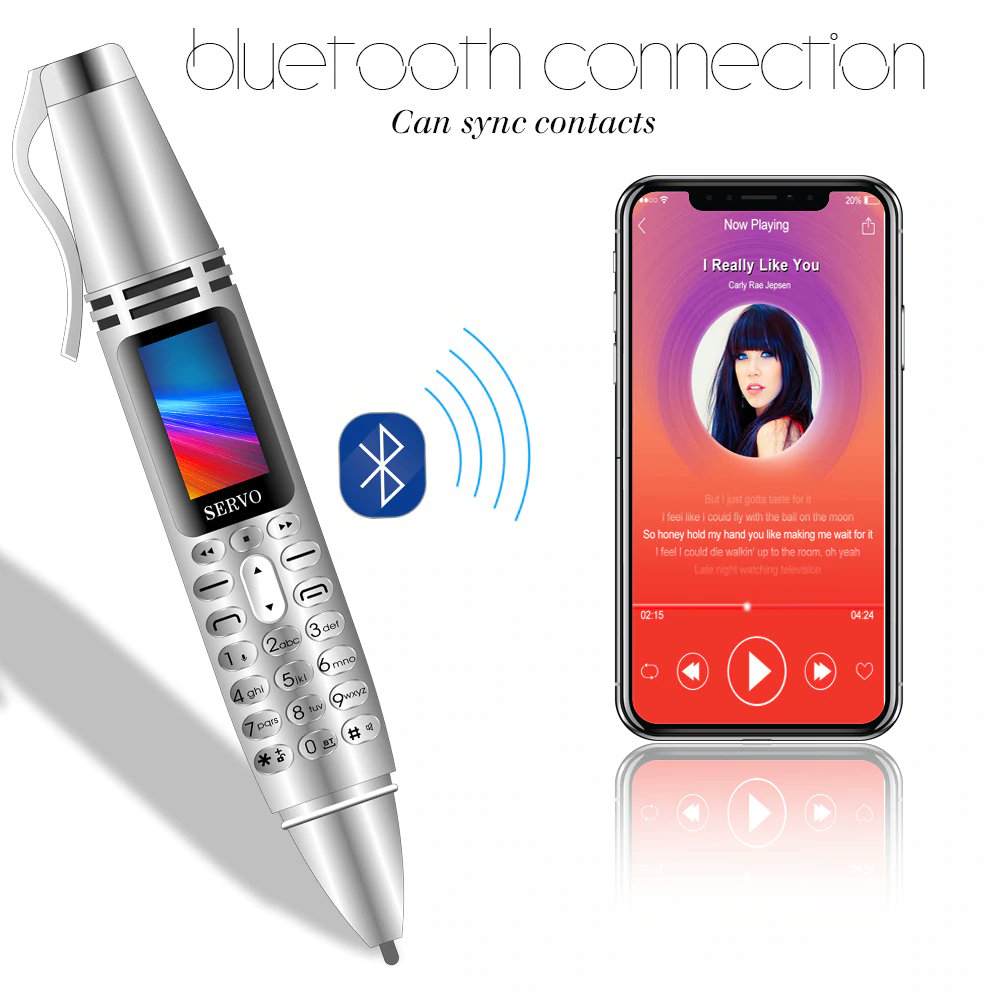 This one is also... a pen.And it's weird how a lot of them seem to be "hey look you can use them as bluetooth!" but they also have sim cards, so they ARE phones, not just headsets.
