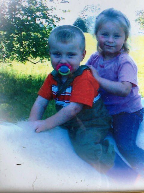 Britt was always the better jockey! 😄 <a href="/BrittanyFallonx/">Brittany Fallon</a>