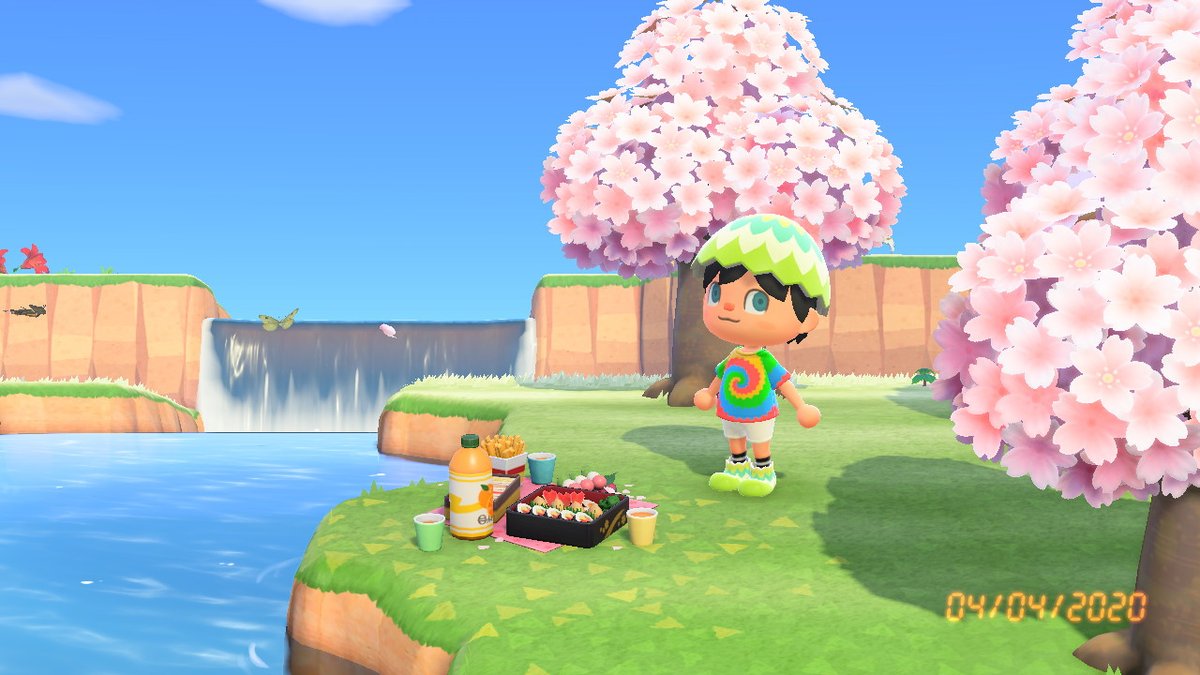 nopponm's tweet photo. I am doing social distancing!
 #AnimalCrossing #ACNH #NintendoSwitch https://t.co/GtE5J95C71