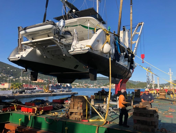 TAMIROCAT's tweet photo. TAMIRO II got loaded on M/V Sophia, and is now on its way to Mallorca in Spain. Good-bye Caribbean, it was great. https://t.co/xByivzq245