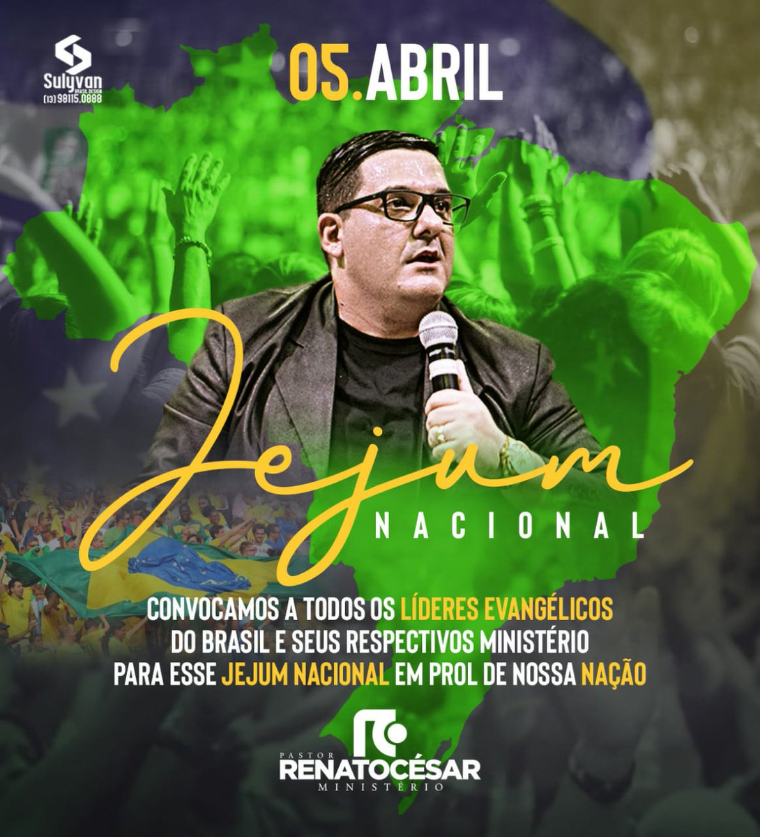 prrenatocesar12's tweet photo. Estamos juntos @jairbolsonaro jejum Nacional!!? https://t.co/FDo0AfPDua