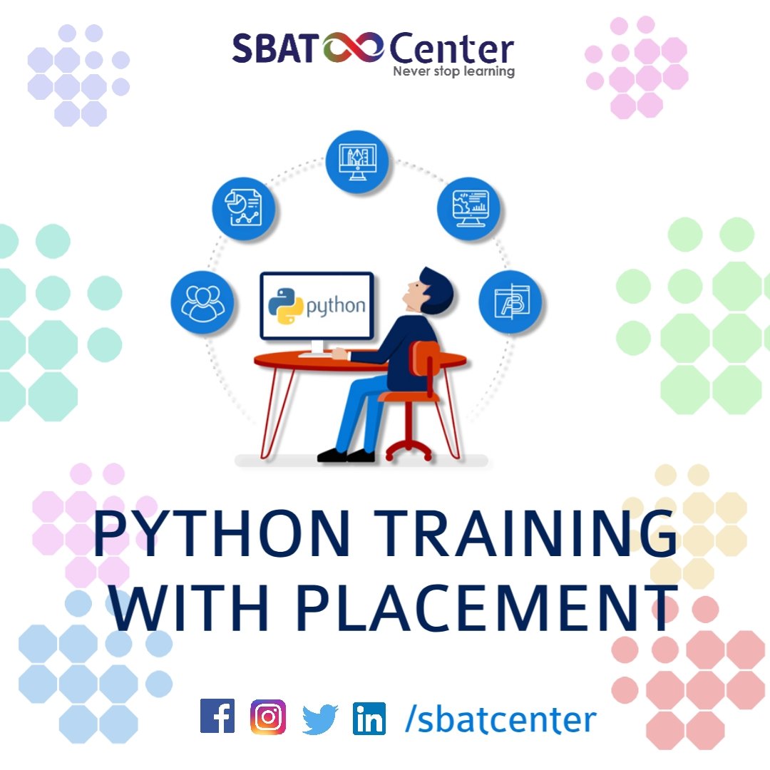 sbatcenter's tweet photo. Looking for the best Python Training in Chennai??? Your answer is SBAT.
Our expert trainers are here to train you.
SBAT is one of the best Python Training Institutes in Chennai...
For more details and inquiries, please call 9500588888 https://t.co/fmZRkCeOPx