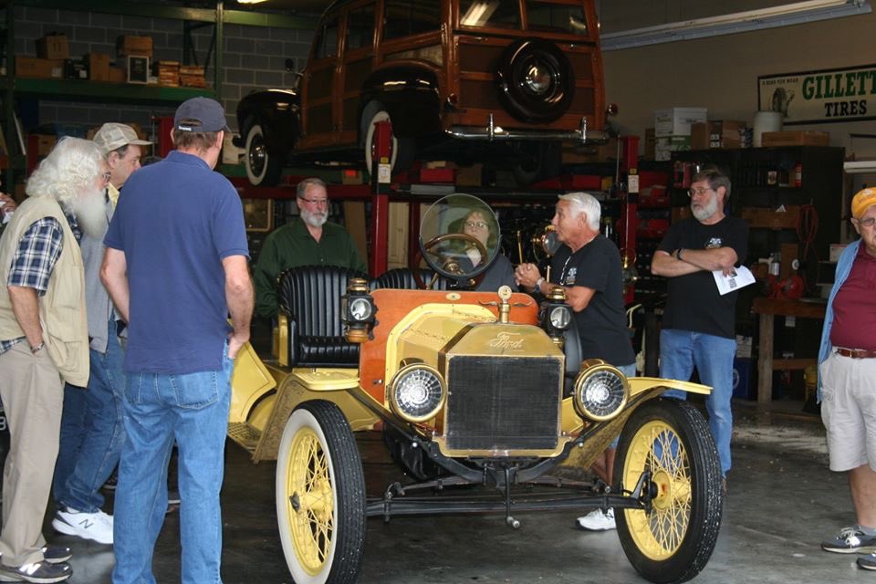 AACA_Museum's tweet photo. We’re doing our part to straighten the curve, but we’re still thinking about cars.  Fun pics of our instructors and students driving a Model T Ford. If this is something you always thought about doing this is your chance. Check out our website for details! https://t.co/3uu26xoPRB