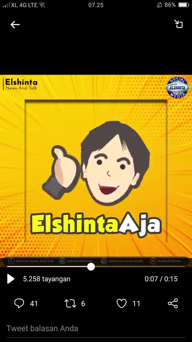 chiccofebiyani's tweet photo. @RadioElshinta https://t.co/Gv3tiGZrjY