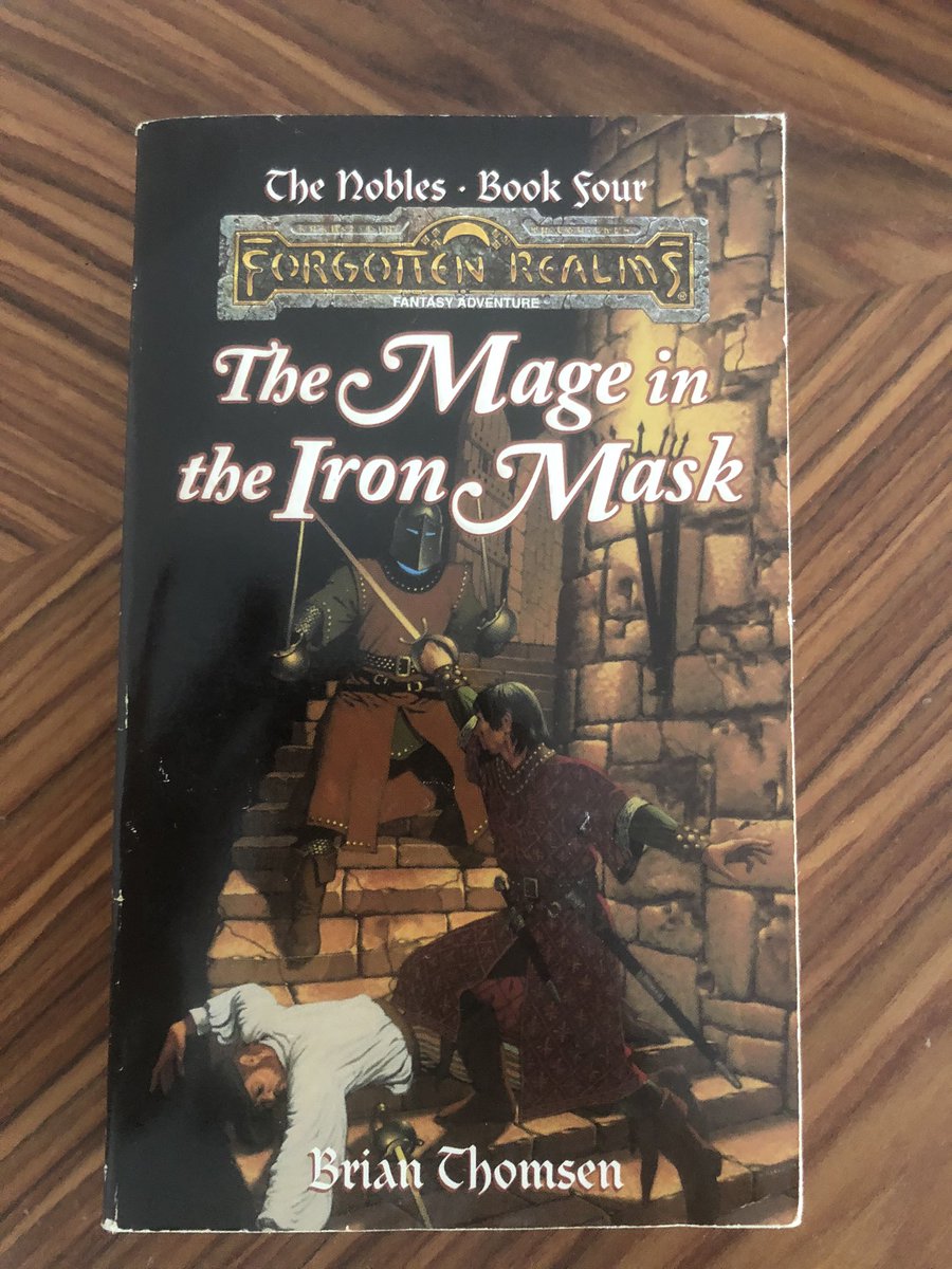 DoomVault's tweet photo. Volo is Back...for another #ForgottenRealmsFriday! Brian Thomsen’s The Mage in the Iron Mask: book four of the Nobles https://t.co/1fYme5vAUd