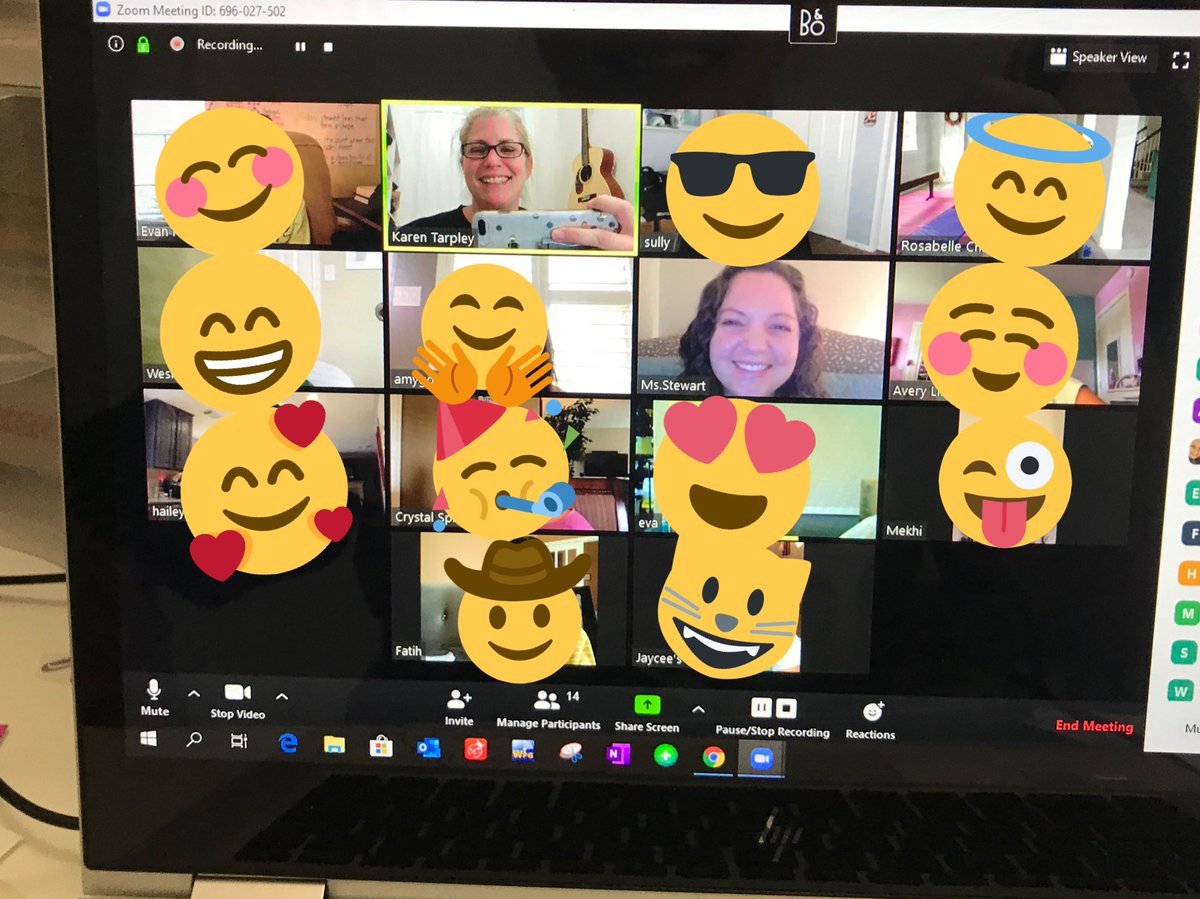 ExploringGrade3's tweet photo. #missingourexplorers BUT thankful for technology to be able to see and talk with a few of them today! @ExploreGoforth #goforthgreatness https://t.co/N8JKHd13G0