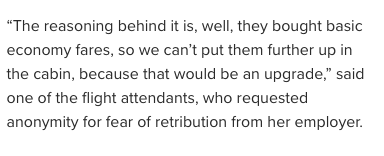 During the Cold War, the argument against communism was that it sacrificed individuals on the altar of an ideology—not because there was any utility or need but simply for the sake of ideological consistency. And what, pray tell, is this? https://nypost.com/2020/04/03/american-airlines-flight-crams-11-passengers-into-last-3-rows