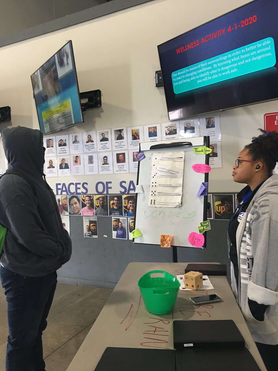 HasletTwilight's tweet photo. Twilight Bucks employees are continuing to stay safe while having fun in the hub! Check out these rockstars who participated in our DOK Dice activity for Friday! #dokday #safetyfirst #firstfridayofapril https://t.co/XDGuTdfw4R