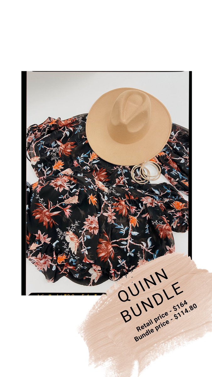 Check out some great bundle deals;
Online now! Just pick any 3 items from our staff picks page and get 30% off this weekend! ✨ #onlineshopping  at VinnieLouise.com