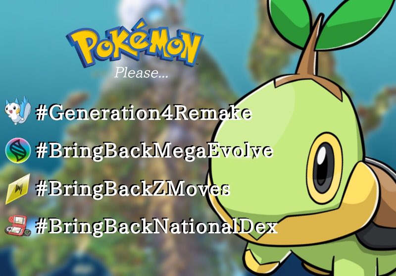 Thrash476's tweet photo. @Pokemon #Generation4Remake
#BringBackMegaEvolve
#BringBackZMoves
#BringBackNationalDex https://t.co/XW6WtkWNlP