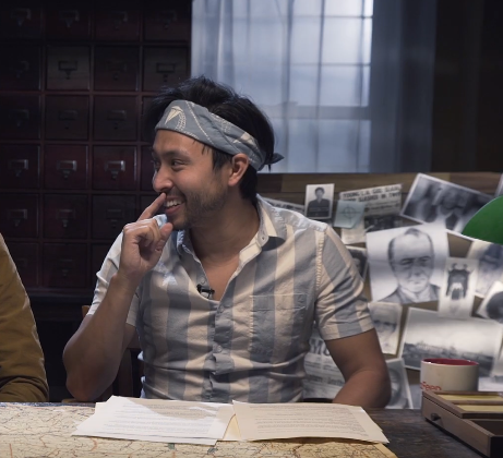 "does hair.. grow through the skull?""that is- ..absolutely not."SO, the floral shirt, the blue and white shirt, shane& #39;s moustache AND bandana bergara? this entire episode screamed My Rights. ryan is a clown who knows nothing about basic human anatomy, pass it on.enjoy these!