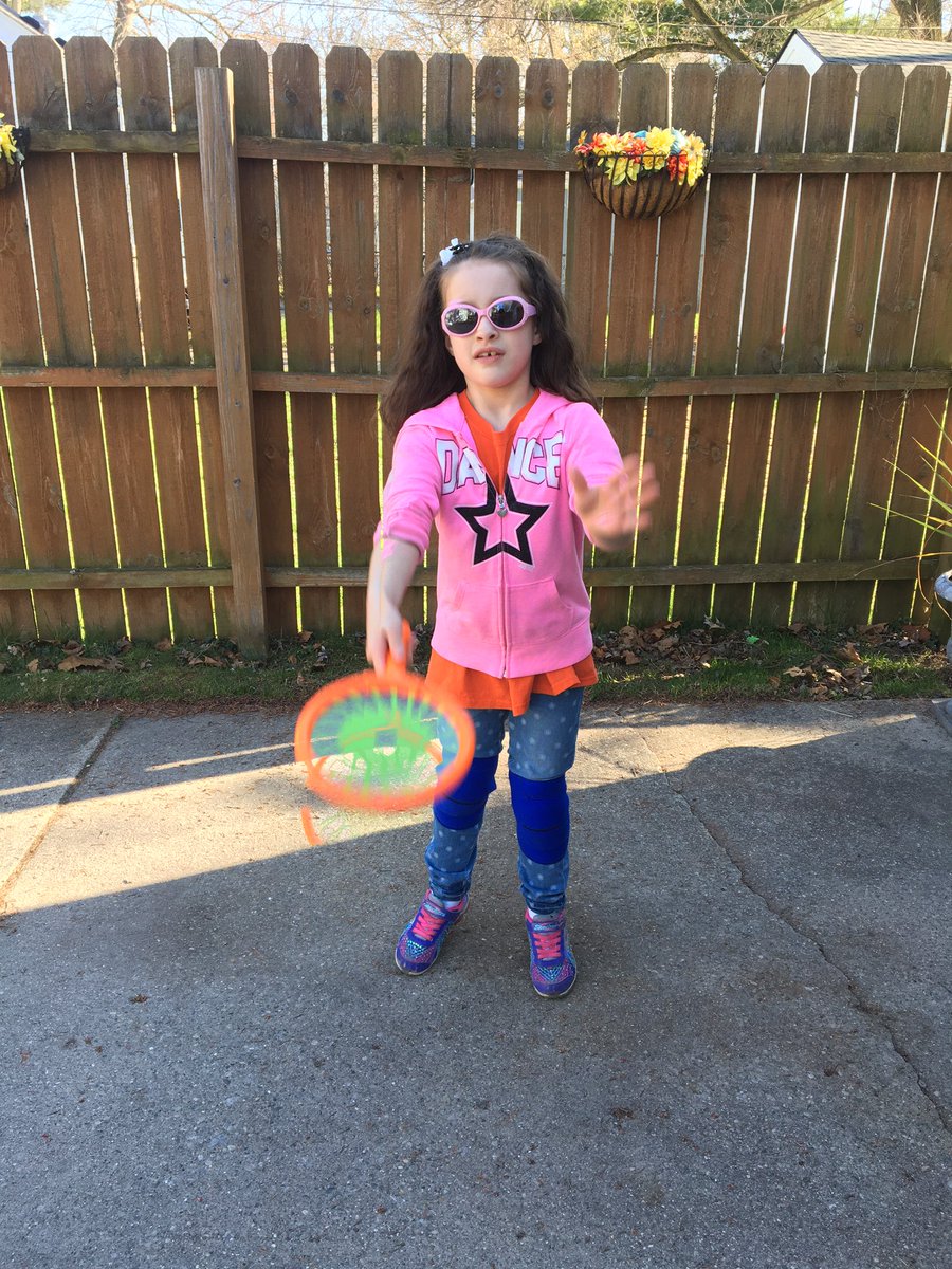 JeanetteWilli's tweet photo. We enjoyed playing Boom Ball today in our own backyard after working on our first grade homework packet from Mrs. Jones. We had a blast! #buchananbears #learningathome #gettingexercise #springishere #livoniapride https://t.co/rqoecr3e3B