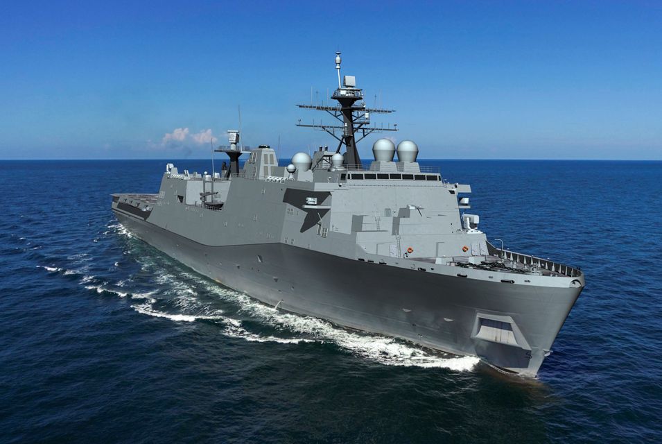 WeAreHII's tweet photo. #IngallsShipbuilding in Pascagoula, Mississippi, has received a $1.50 billion fixed-price-incentive modification to a previously awarded contract for the procurement of the detail design and construction of amphibious transport dock #LPD31. Read more: https://t.co/1zDhwuVe4t https://t.co/23fpBJzgkS