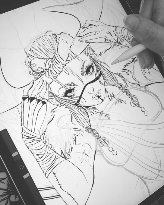 Working on a fun collab with my mentor!! 
