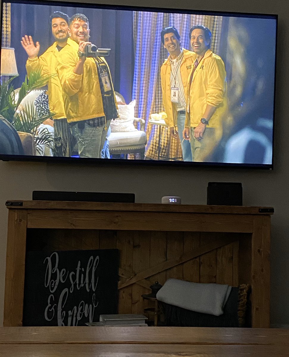 GoodOlAllie's tweet photo. Finally getting to watch the #ImpracticalJokersMovie! My husband and I were supposed to go for my birthday, which was March 13th, the day everything shut down around us. So happy we could buy it and watch from home! @SalVulcano @jamessmurray @BQQuinn @Joe_Gatto https://t.co/mzE9hnIgbq