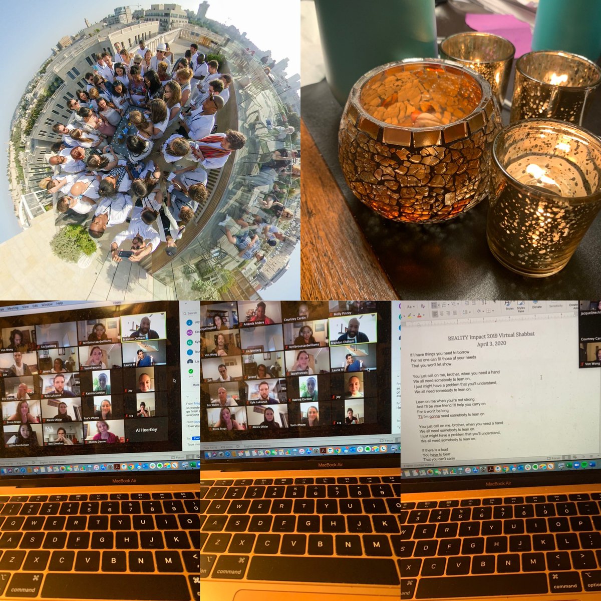 AmandaAndere's tweet photo. Next year in Jerusalem or Tulsa. Not the same as being in the Old City, but still great to worship with my Reality Israel Impact crew. Thanks to my co-leader Lisa Gluck. We were brought together for such a time as this. Shabbat Shalom. #RealityIsrael #Sabbath https://t.co/qIxMxeJaT8