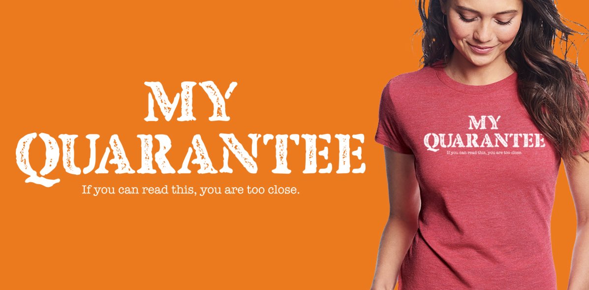SpokenCloth's tweet image. We know many small businesses are going through challenging times. We are doing everything possible to keep the presses going. Help us keep the ink flowing by ordering one or more of these unique, fun tees. We appreciate your support! #myquarantee

Shop: myqtee.spokencloth.com/my_quarantee