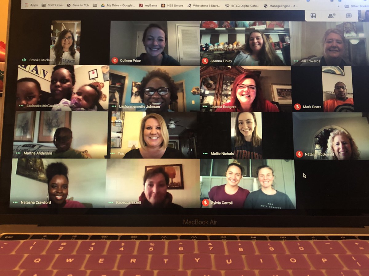 HarlanFalcons1's tweet photo. Today @jillae0823 &amp; @mellieguh meet with a group of teachers to answers questions about the Distance Learning Plans! Great to see everyone’s faces and thankful for their hard work! #FCSLearn https://t.co/Ws7RPBNQk4
