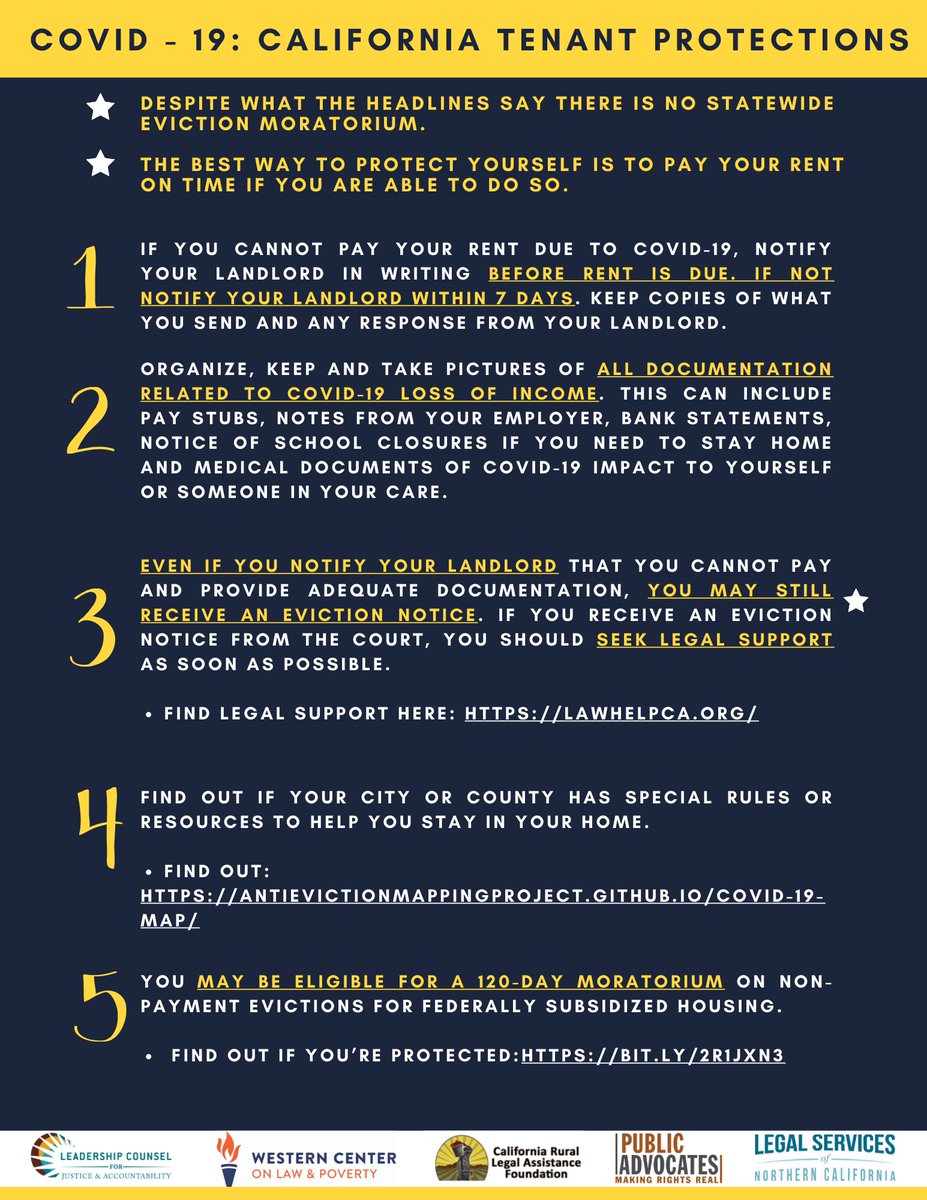 Despite what the headlines say, there is no statewide eviction moratorium. The best way to protect yourself is to pay your rent on time if you are able. Here are some additional guidelines if you are struggling to pay rent.