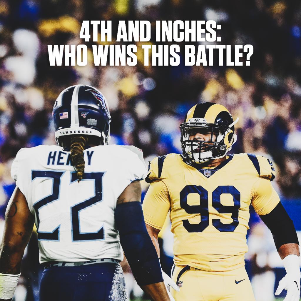 espn's tweet photo. A clash in the trenches 💥 @ESPNNFL https://t.co/diwbk0L3hE