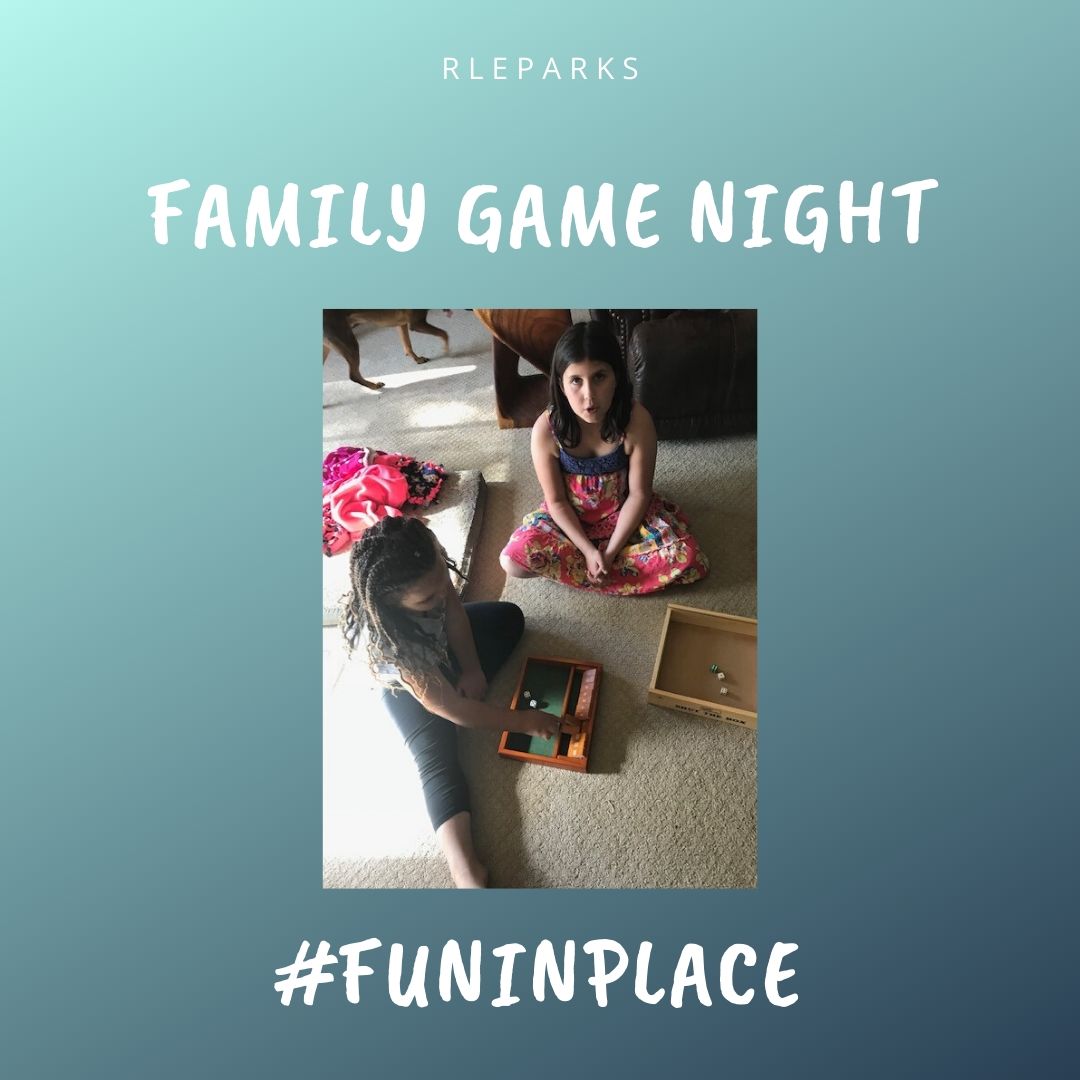 rleparks's tweet image. It&apos;s Friday, which means Family time in our house! Here is a great idea to cure the quarantine blues! Check it out, and tag us in your fun! #funinplace