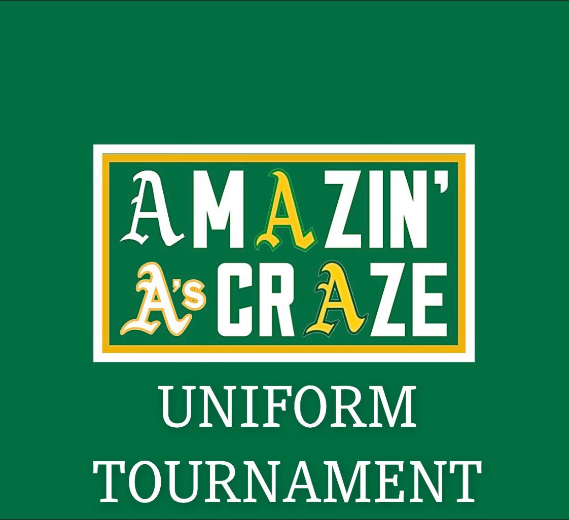 Happy to announce the start of the All-Time Athletics Uniform tournament! Vote in the thread down below!