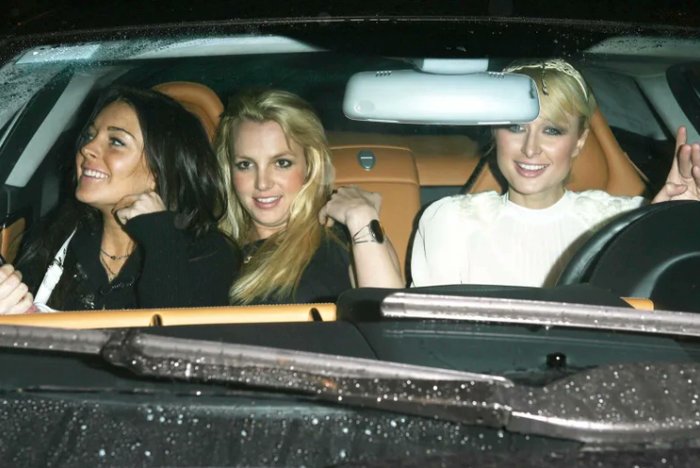 And that's how Britney Spears found herself in the middle of a feud between Paris Hilton and Lindsay Lohan.