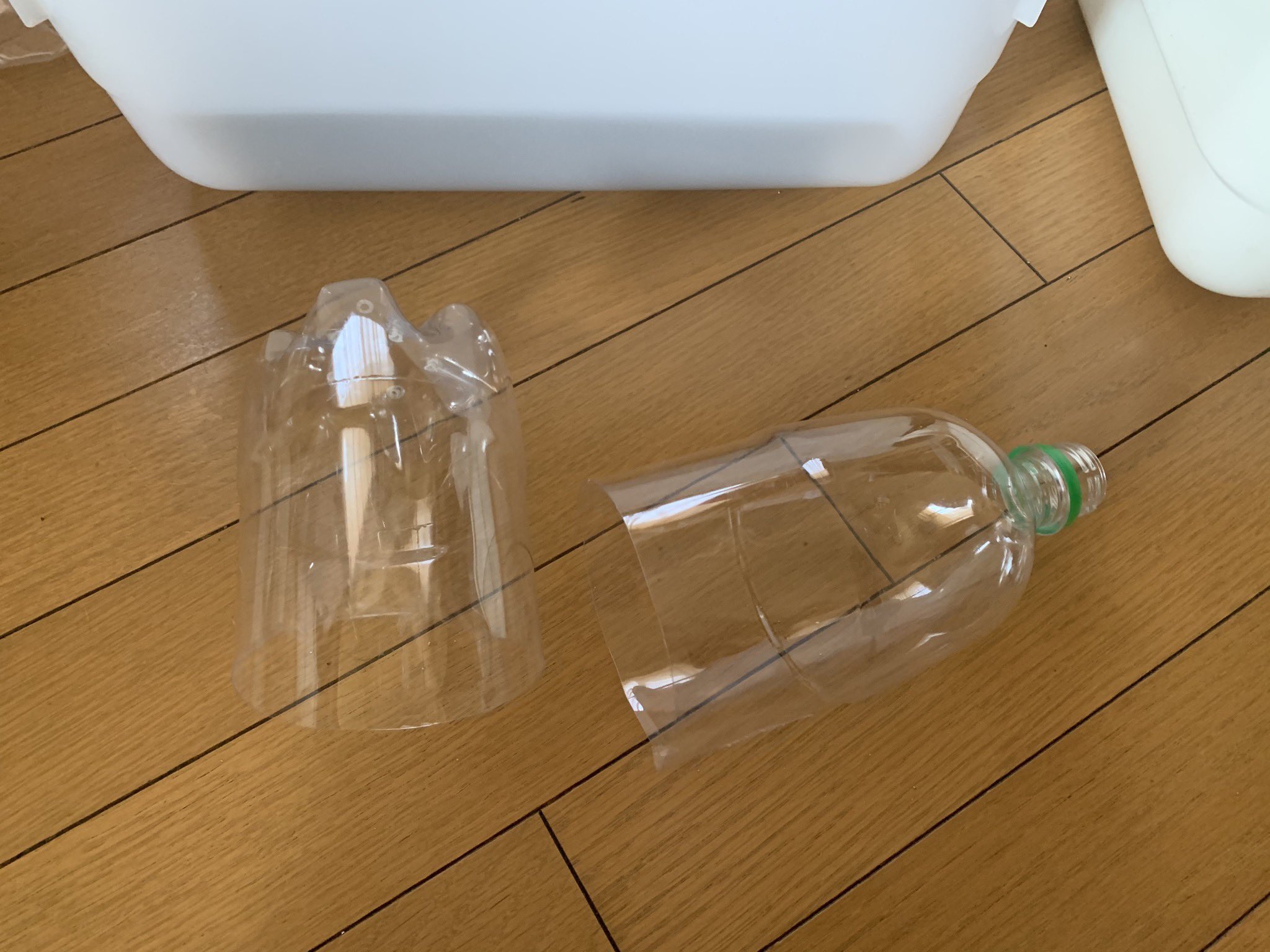 にゃむぼん ホースで水を掛けると軽い土が流れてしまうので ペットボトルじょうろ 出てボトルを押すと優しく出てくる T Co F1zvueir Twitter