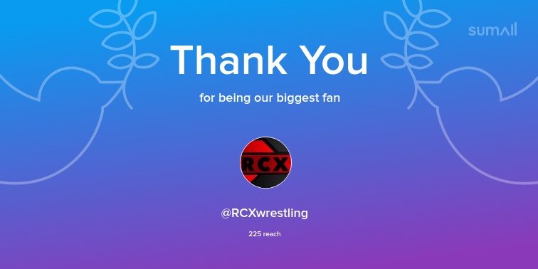 WhoisMStevens's tweet photo. Our biggest fans this week: RCXwrestling. Thank you! via https://t.co/piolUIV9Ci https://t.co/1ZQzhFlhLI