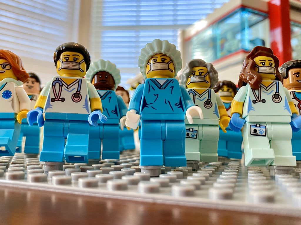 Deeply grateful for the humans who are risking their lives to keep us safe. You are straight up #SUPERHEROES  ❤️  #HealthcareHeroes #ThankYouDoctors #thankyounurses #moderndayheroes #FirstResponders #CoronavirusPandemic #lego #COVID19 #stayhome #nurses #doctors