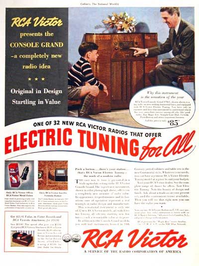 More examples of RCA innovation. The same company that signed Duke Ellington and Elvis Presley to its record label also invented the most advanced consumer electronics of the era. They used the technology to enhance artistry, rather than treat it as generic 'content'.