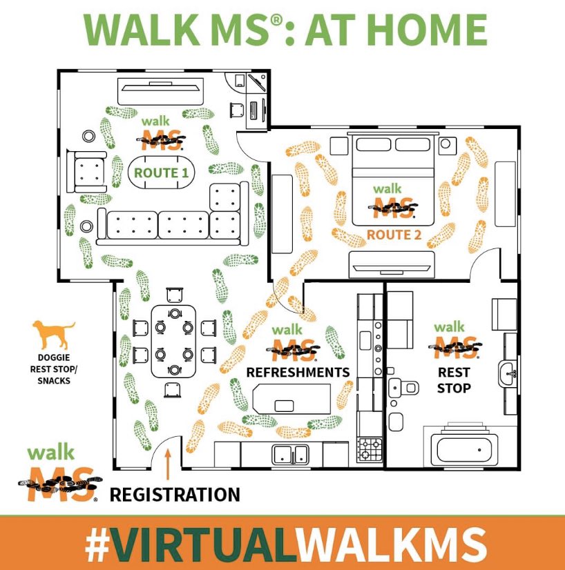 bemaryman's tweet image. I'm bummed that they cancelled my 1st MS walk, but looking forward to the @mssociety #virtualwalkms.  I'm waking up early to do Facebook Live (my first ever!) 2 encourage west coasters 2 participate.  Hopefully weather cooperates so that I don't have to use these routes.... ;-)