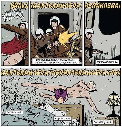 Hawkeye vol.1: My life as a Weapon Escritor:•Matt Fraction Artistas:•David Aja •Javier Pulido