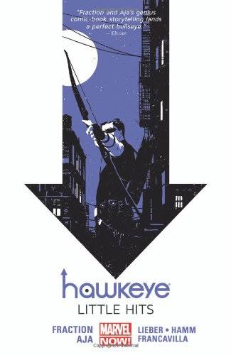 Hawkeye vol.2: Little HitsEscritor:•Matt FractionArtistas:•David Aja•Francesco Francavilla•Steve Lieber•Jesse Hamm•Annie Wu